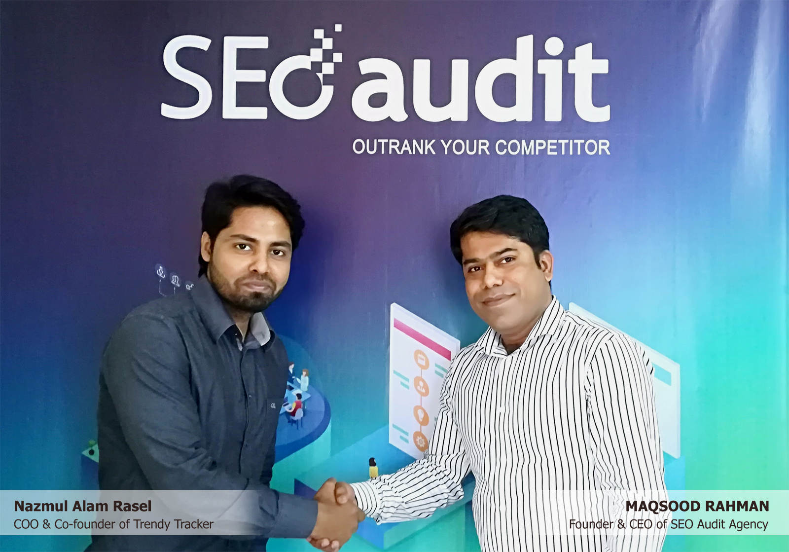 Maqsood Rahman & Nazmul Alam Rasel at SEO Audit Agency