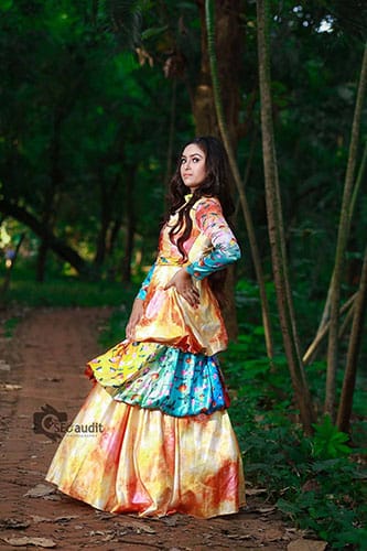 Colorful Outdoor Model photography in Bangladesh