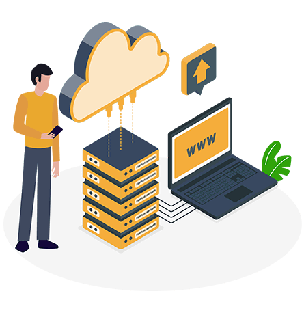 Cloud web hosting service