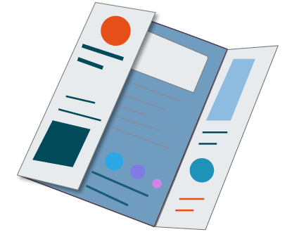 Gatefold brochure design services