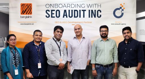 Maqsood Rahman and SEO Audit Agency team with Banglalink as their SEO Partner