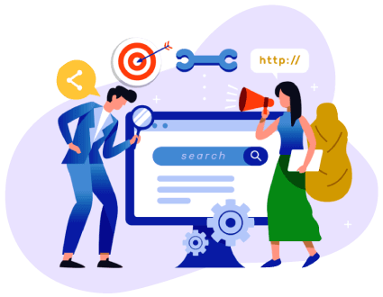 Paid search advertising through PPC marketing