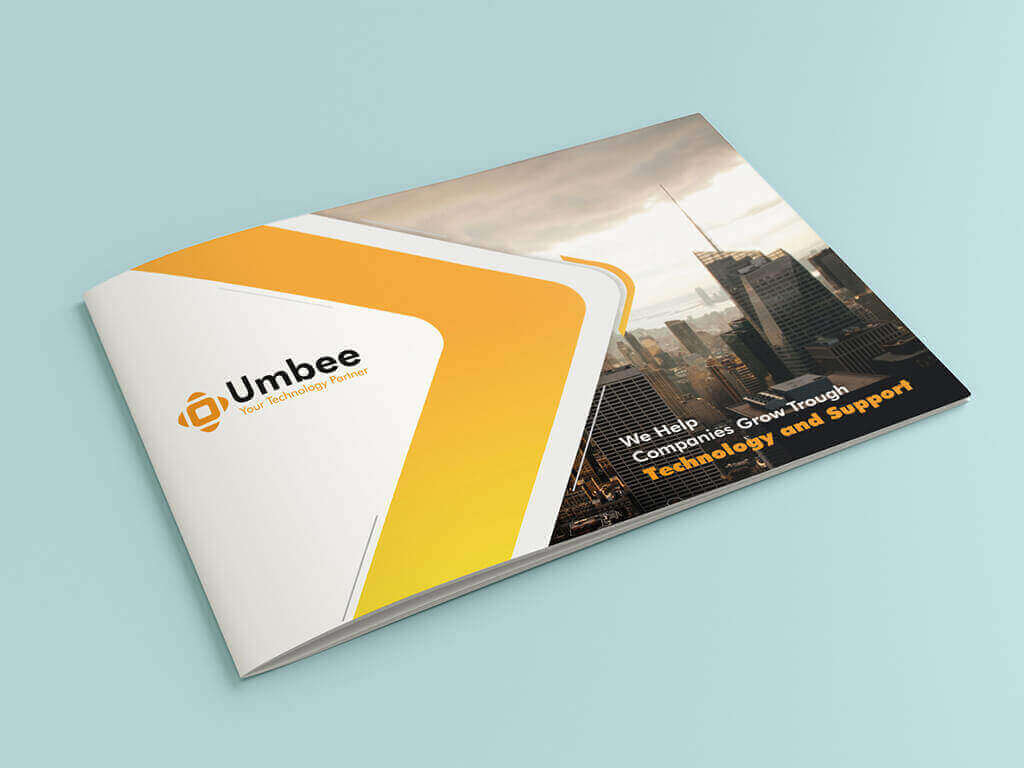 Brochure Design work sample of Umbee Solution