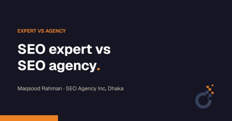 SEO Expert vs SEO Agency: Which Should You Hire?