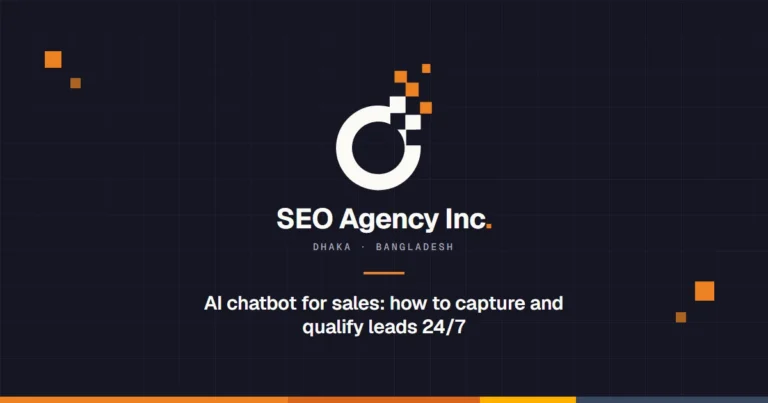 AI chatbot for sales: how to capture and qualify leads 24/7