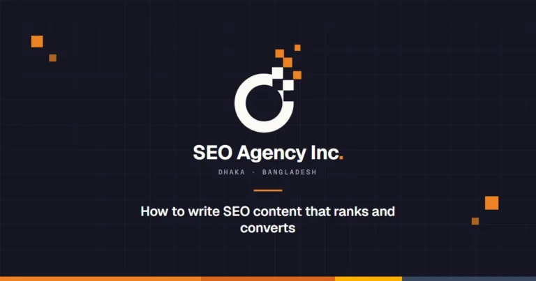 How to write SEO content that ranks and converts