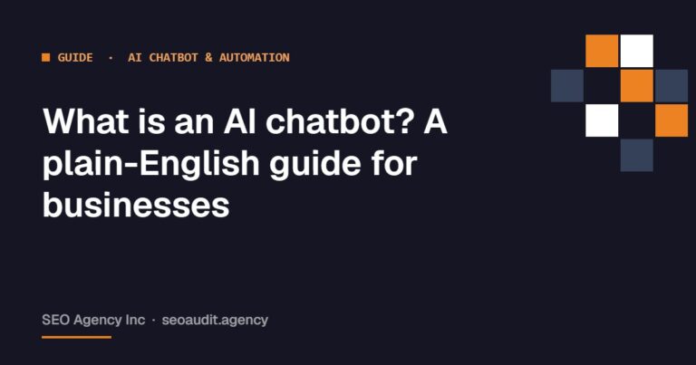What is an AI chatbot? A plain-English guide for businesses